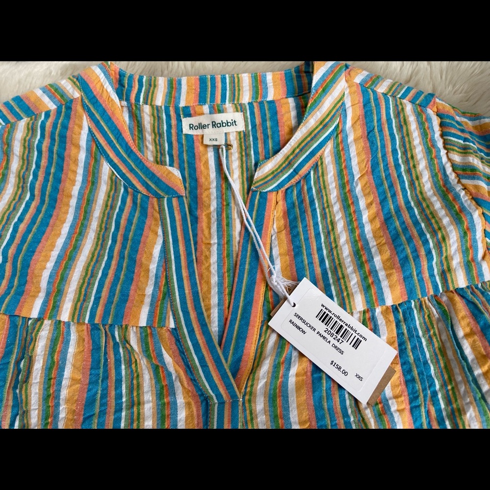 Brand new Roller Rabbit seersucker Pamela dress
